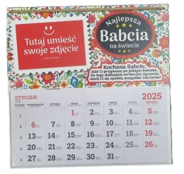 Kalendarz 2025 Najlepsza Babcia na świecie | 3338-B1