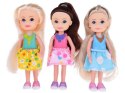 Mini laleczki do zabawy lalka 12 cm 6szt ZA4755