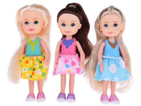Mini laleczki do zabawy lalka 12 cm 6szt ZA4755