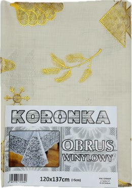 Obrus koronka Boże Narodzenie 120x137
