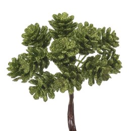 Szyszka na piku 10cm, 12pęcz. x 12szt. ZIELONA QXL8273_09