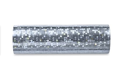 Serpentyny holograficzne srebrne 3,8m 59-17