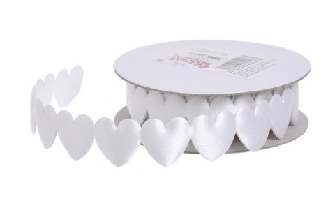 Wstążka samoprzylepna 2,5cm x 3m serduszka | RBS-3MHT