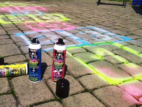 Tuban neonowa kreda spray zrób graffiti | ZA4518