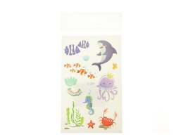 Zestaw 12szt tatuaży fluorescencyjnych 12 x 7,5 cm