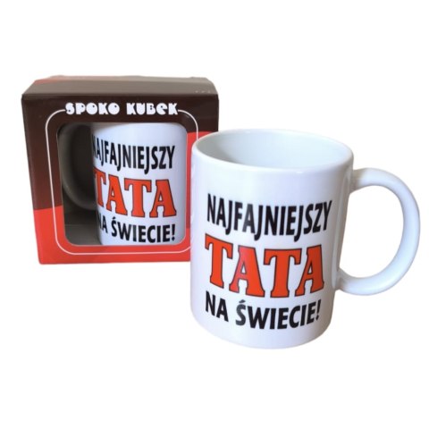 Kubek w ozdobnym opakowaniu Najfajniejszy Tata na Świecie 300 ml
