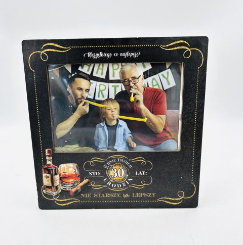 Ramka na zdjęcia kolor 10X15 WHISKY na 30-te urodziny 3310-WY30