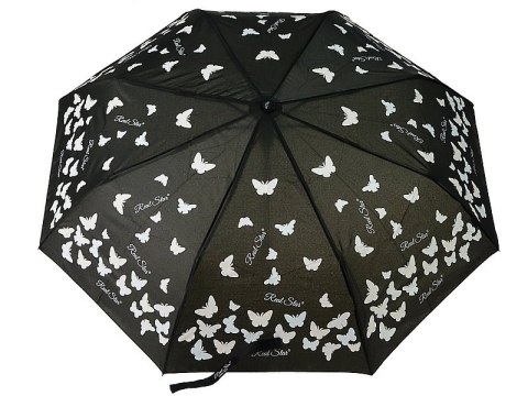 Parasolka zmieniająca kolor pod wpływem wody automatycznie rozkładana