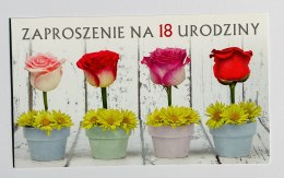 Zaproszenia 10szt ''18-NASTKA''