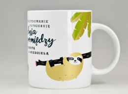 Kubek ceramiczny 300ml Leniwiec