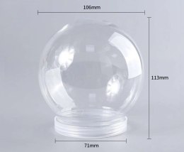 Kule akrylowe z podstawką, rozm. 10,5cm, op 4szt. ABS-10