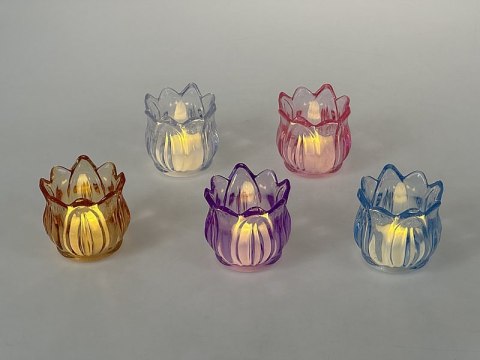 Lampion led tulipan 6,5 x 6cm
