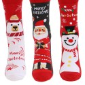 Skarpetki damskie z motywem Świątecznym w pudełku 3-pak CSLS400-003/3 roz 35-38