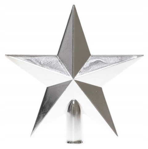 Szpic na choinkę 20 cm GWIAZDA CZERWONY / ZŁOTY / SREBRNY