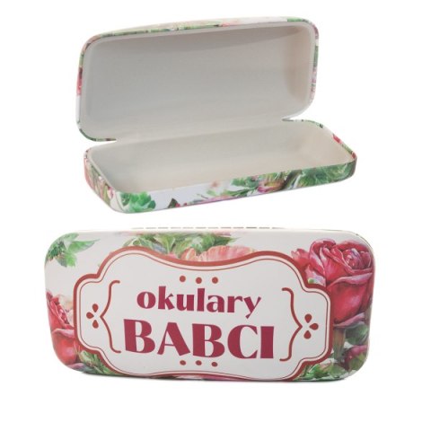 Etui na okulary dla Babci z napisem OKULARY BABCI