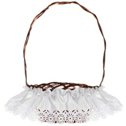 Serwetka atłasowa zdobiąca koszyczek D0906