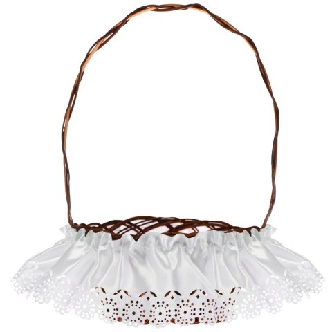 Serwetka atłasowa zdobiąca koszyczek D0906