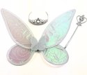 Skrzydła elfa wróżki zestaw wysokość skrzydła 50cm