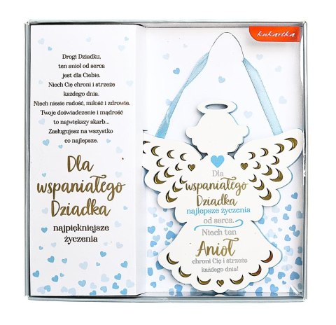 Zawieszka Anioł Dla Wspaniałego Dziadka ZOP-014