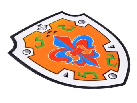 Zestaw dla rycerza piankowa tarcza miecz piankowy godło Lilia ZA5315