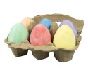 Kolorowa kreda w kształcie jajek w wytłoczce 6szt. | WN3568