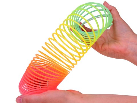 Kolorowa sprężynka antystresowa tęczowa zabawka dla dzieci ZA5333