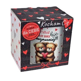 Kubek ceramiczny DLA CIEBIE MOJE SERCE BIJE NAJMOCNIEJ 3309-WAL1