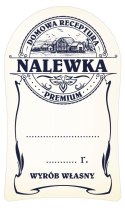 Naklejki na NALEWKI DOMOWA RECEPTURA PREMIUM 10szt. 55mm x 92mm