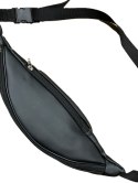 Saszetka nerka 40cm 4.3 czarna skórzana