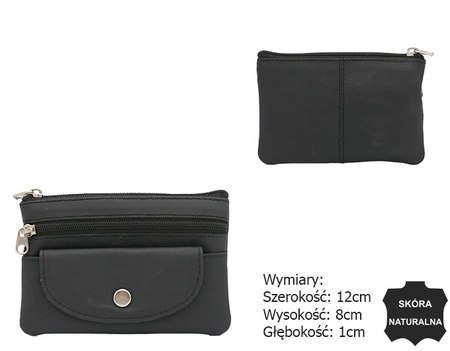 Skórzane etui na klucze 34801-ACL-1039 BLACK