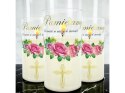 Świeczka led w obudowie z płomieniem - 12,5cm "Pamiętamy Na zawsze w naszych sercach"41504