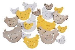 Wykrawanki kury mix 18szt. 129CAN23030