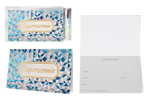 Zaproszenie 5szt. Ogólne ZP-027
