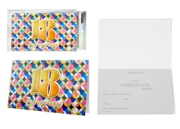 Zaproszenie 5szt. Urodziny 18 (osiemnastka) ZP-025