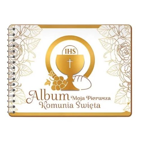 Album na zdjęcia Pamiątka I KOMUNII Świętej - Kielich 3343-KOM6