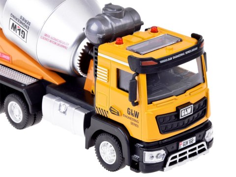 Auto budowlane betoniarka samochód z dźwiękiem i światłem ZA5010