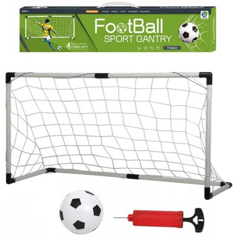 Bramka z piłką i pompką 122 x 65 x 48cm A-0244