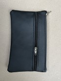 Etui saszetka czarna skórzana 6.1 20x12cm