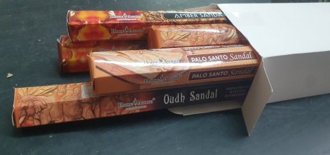 Kadzidło zapachowe 6 opak . x 20 szt Sandal asst mix ISP413