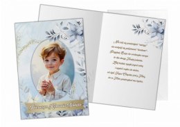 Kartka z życzeniami KARNET KOMUNIJNY CHŁOPIEC 1