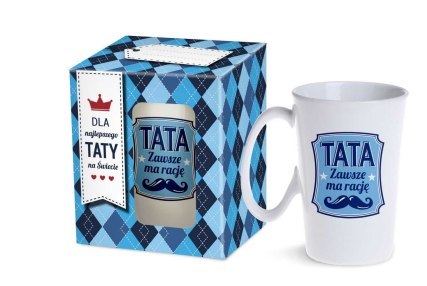 Kubek 300 ml Tata zawsze ma rację