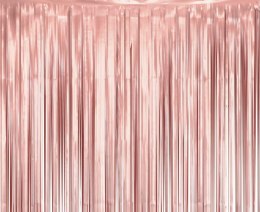 Kurtyna matowa B&C różowo-złota 100 x 200 cm SH-KMRZ