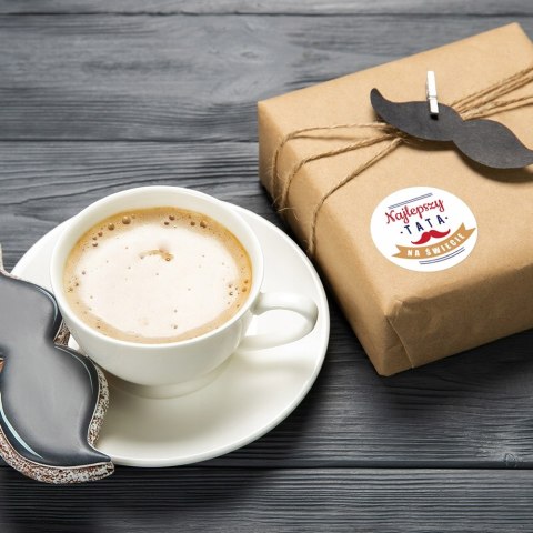 Naklejki 12szt. NAJLEPSZY TATA NA ŚWIECIE