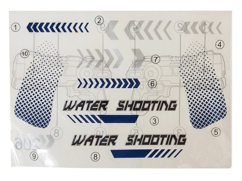 Pistolet na wodę 25 x 17 x 6,5cm