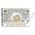 Pudełko na pieniądze banknotówka KOMUNIA - od MATKI CHRZESTNEJ - Ażur 3302A-KOM1B-MC