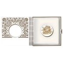 Pudełko na pieniądze kwadrat KOMUNIA - od MATKI CHRZESTNEJ - Ażur 3308A-KOM2R-MC