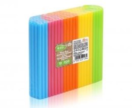 Rurki (słomki) wielokrotnego użytku mix kolorów 7,5 x 190 mm / 200 szt. RW-KR02