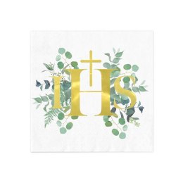 Serwetki komunijne IHS Eukaliptus 10szt. 140895