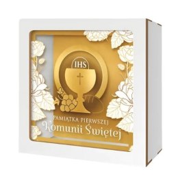 Skarbonka z okienkiem KOMUNIA - Kielich 3301-KOM6