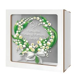 Skarbonka z okienkiem KOMUNIA - Konwalia 3301-KOM1